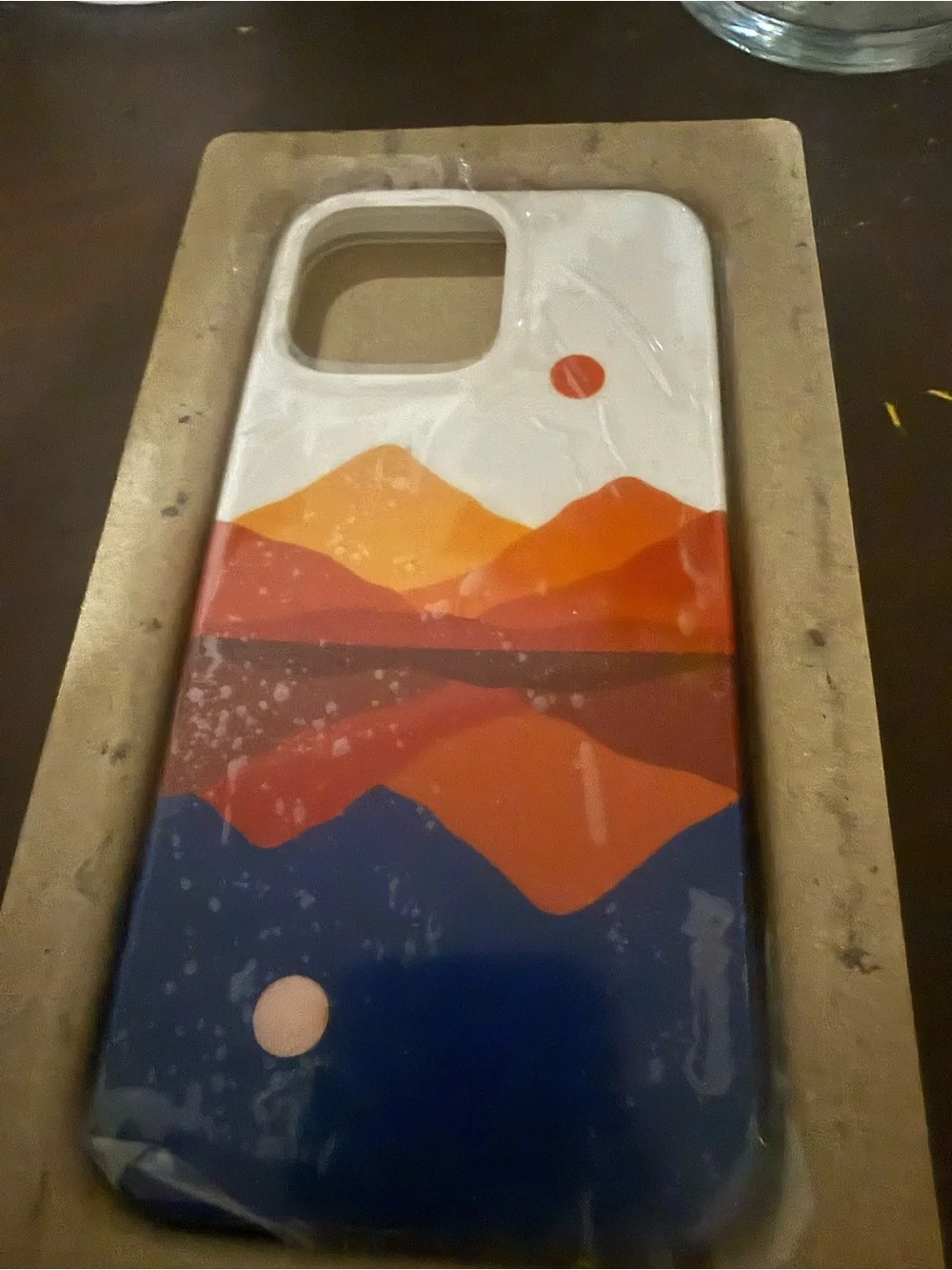 Opposites Attract | Day & Night Colorblock Mountains Case for iPhone 16 pro max